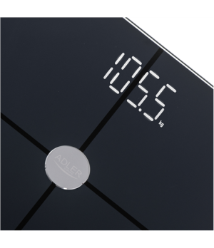 Adler Smart Bathroom Scale | AD 8187 | Maximum weight (capacity) 180 kg | Accuracy 100 g | Body Mass Index (BMI) measuring | Bla