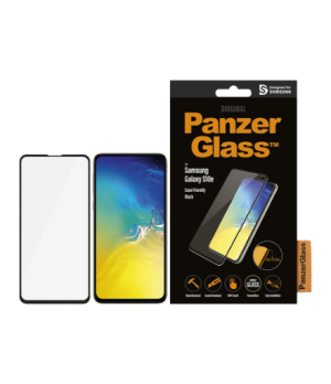 PanzerGlass | Samsung | Galaxy S10e | Glass | Black | Rounded edges 100% touch preservation | Case Friendly