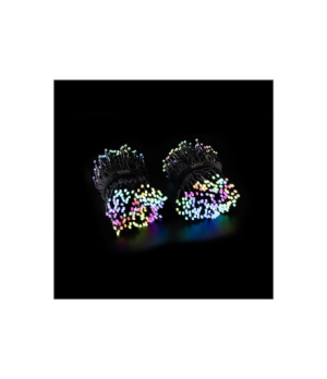 Twinkly|Strings Smart LED Lights 600 RGB (Multicolor), 48m, Black wire|RGB – 16M+ colors