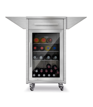 Caso | Trolley with Side Shelves, Drawer and Barbecue Cooler | Energy efficiency class A | Free standing | Stainless Steel