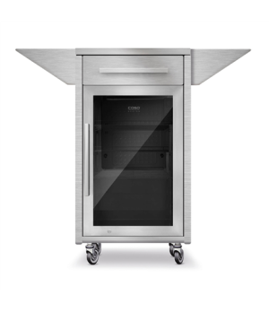 Caso | Trolley with Side Shelves, Drawer and Barbecue Cooler | Energy efficiency class A | Free standing | Stainless Steel