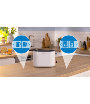 Bosch Compact Toaster | TAT2M121 MyMoment | Power 950 W | Number of slots 2 | Housing material Plastic | White