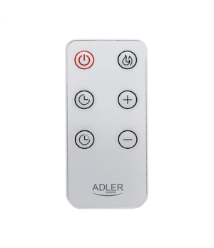 Adler Convection fan heater LCD with remote control | Convection Heater | 2000 W | Number of power levels 3 | White | IPX24