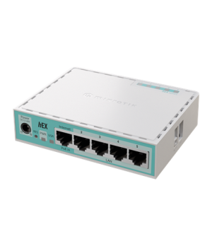 MikroTik RouterBOARD hEX | E50UG | 10/100/1000 Mbit/s | Ethernet LAN (RJ-45) ports 5 | Mesh Support No | MU-MiMO No | No mobile 