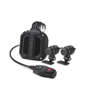 Mio | MiVue M820WD dual-lens motorcycle driving recorder | Receive five satellite GPS | Wi-Fi