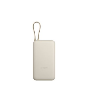 Xiaomi 33W Power Bank (Integrated Cable) | 20000 mAh | USB-C/USB-C cable/USB-A | Tan