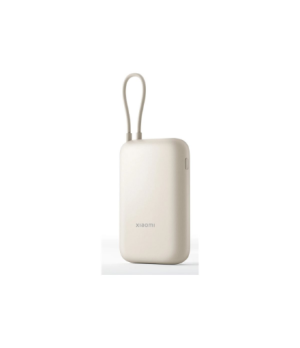 Xiaomi Power Bank (Integrated Cable) | 10000 mAh | USB-A/USB-C/USB-C cable | Tan