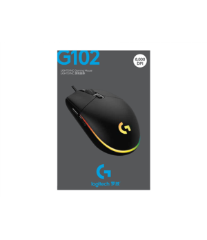 Logitech | Gaming Mouse | G102 LIGHTSYNC | Wired | USB | Black