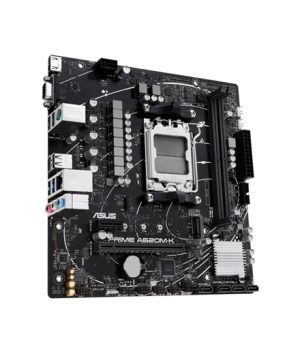 Asus | PRIME A620M-K | Processor family AMD | Processor socket AM5 | DDR5 DIMM | Memory slots 2 | Supported hard disk drive inte