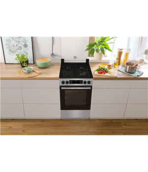 Gorenje | Cooker | GK5C40SH | Hob type  Gas | Oven type Electric | Grey | Width 50 cm | Grilling | LED | Depth 59.4 cm | 70 L