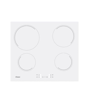 Candy | Hob | CH64CCW | Vitroceramic | Number of burners/cooking zones 4 | Touch | White