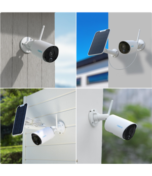 Reolink | Battery Wi-Fi Security Camera with Solar Panel | Argus Series B320 | Bullet | 3 MP | Fixed lens | IP65 | H.264 | Micro