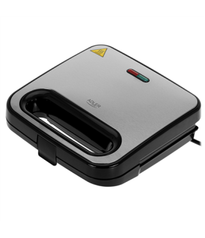 Adler Sandwich Maker | AD 3076 | 1000 W | Number of plates 1 | Black/Silver