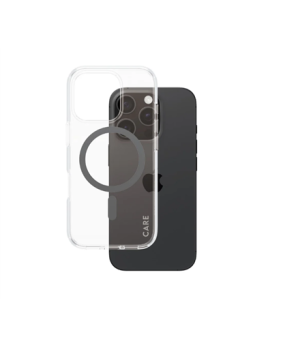 CARE Flagship Case | Back cover | Apple | iPhone 16 PRO | Recycled plastic | Black | MagSafe