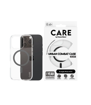 CARE Flagship Case | Back cover | Apple | iPhone 16 PRO | Recycled plastic | Black | MagSafe