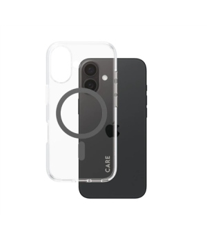 CARE Flagship Case | Back cover | Apple | iPhone 16 | Recycled plastic | Black | MagSafe