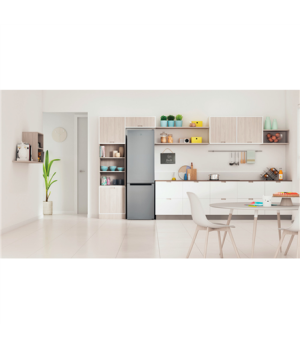 INDESIT | Refrigerator | LI9 S2E S | Energy efficiency class E | Free standing | Combi | Height 201.3 cm | Fridge net capacity 2