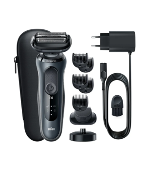 Braun | Shaver | 61-N4500cs | Operating time (max) 50 min | Wet & Dry | Black