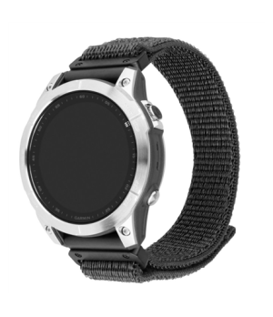 Fixed | Sporty Strap for Garmin QuickFit 26mm | 160-210 | Dark gray | Nylon