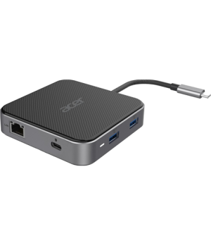 Acer 7-in-1 USB Type-C Dock | Ethernet LAN (RJ-45) ports 1 | DisplayPorts quantity 1 | HDMI ports quantity 1