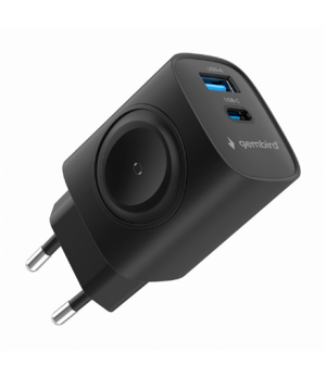 Gembird 2-in-1 20 W Apple Watch and Phone Fast Charger | TA-UC-PDQCW20-01-BK