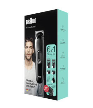 Braun All-in-one trimmer MGK3320 Cordless Number of length steps 13 Black