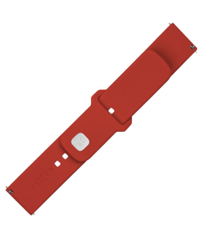 Fixed | Sporty Strap Set with Quick Release 20mm for Smartwatch | 160-235 mm | Red | Silicone