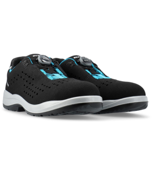 Elten | 74831 Impulse Lady Boa Aqua Low S1p, 39, Black