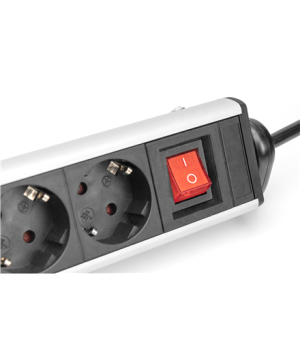 Digitus | Office Power Strip | DA-70624 | Silver/Black