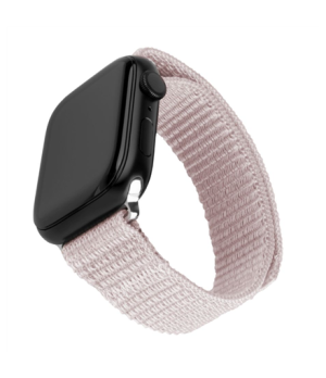 Fixed | Sporty Strap for Apple Watch 38/40/41mm | 60-210 mm | Rose gold | Nylon