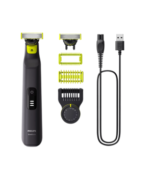 Philips Face and Body Shaver | QP6542/15 OneBlade Pro 360 | Operating time (max) 90 min | Wet & Dry | Lithium Ion | Black