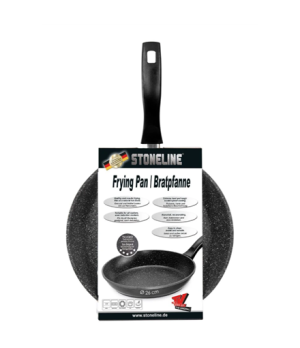 Stoneline | Pan | 7359 | Frying | Diameter 26 cm | Suitable for induction hob | Lid included | Fixed handle | Anthracite