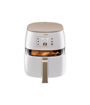 Philips | Airfryer XXL | HD9870/20 Premium | Power 2225 W | Capacity 7.3 L | Smart Sensing Technology | White Champagne