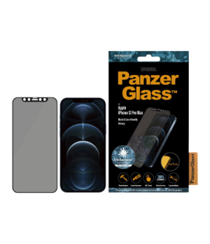 PanzerGlass | Apple | iPhone 12 Pro Max | Glass | Black | Privacy glass