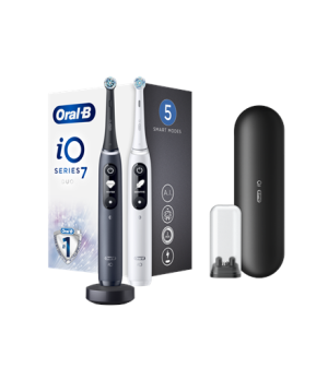 Oral-B Electric toothbrush | iO 7 Duo Pack | Rechargeable | For adults | Number of brush heads included 2 | Number of teeth brus