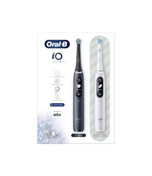 Oral-B Electric toothbrush | iO 7 Duo Pack | Rechargeable | For adults | Number of brush heads included 2 | Number of teeth brus