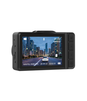 Navitel | Dashcam with high-quality shooting, digital speedometer, and GPS-informer | R500 GPS | IPS display 2.35'' 480х320 | GP