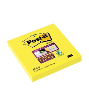 Lipnūs lapeliai Post-it Super sticky, 76 x 76 mm, 90 lapelių