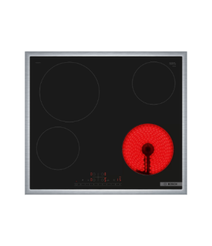 Bosch | Hob | PKE645FP2E Series 6 | Vitroceramic | Number of burners/cooking zones 4 | DirectSelect | Timer | Black