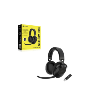 Corsair | Gaming Headset | HS65 | Wireless | Over-Ear | Microphone | Wireless | Carbon