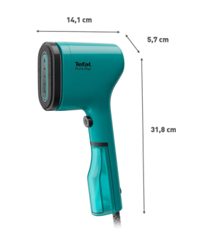 TEFAL Garment Steamer Pure Pop | DT2026E1 | Handheld | 1300 W | 0.07 L | 20 g/min | Green