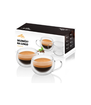 ETA | Lungo cups | ETA518091010 | For coffee | 2 pc(s) | Dishwasher proof | Glass