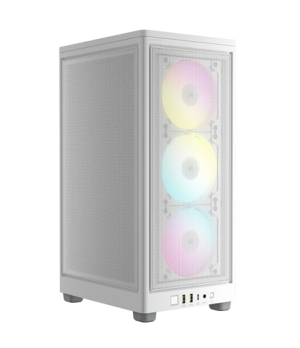 Corsair | RGB AIRFLOW PC Case | 2000D | White | Mini-ITX | Power supply included No | SFX