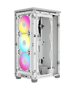 Corsair | RGB AIRFLOW PC Case | 2000D | White | Mini-ITX | Power supply included No | SFX