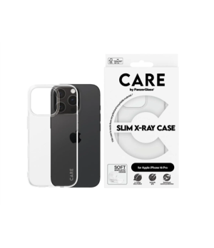 CARE Fashionable Case | Back cover | Apple | iPhone 16 PRO | Recycled plastic | Transparent | X-Ray Soft Basic