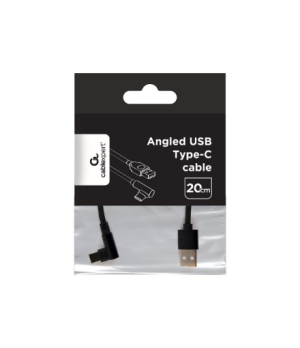 Gembird | Angled USB Type-C charging and data cable | CC-USB2-AMCML-0.2M