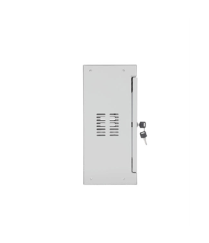 SOMI Networks | 3U, 19” Standard Vertical Installation Vertical Mount Cabinet | 3U-54/18SN | Gray | Cable Entrances Steel Doors 