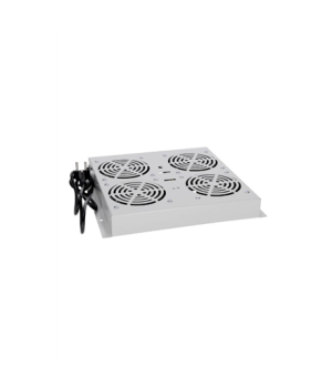 SOMI Networks | Four-fan unit for stand cabinets for 19" frame | VENT-4F | Grey | Airflow 564m3 /h Cable Schuko 1.5m Optional Th