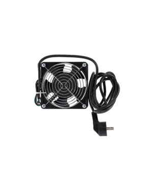 SOMI Networks | Single Fan Unit for wall mount cabinets | VENT-1C | Black | Airflow 450m3 /h Cable Schuko 1.8 m