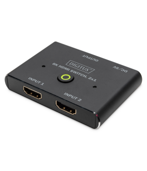 Digitus 8K HDMI Switch, 2x1 | DS-45341 | Black